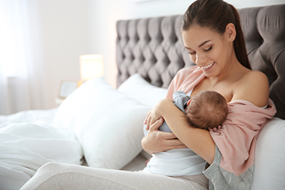 breastfeeding a baby with a health problem